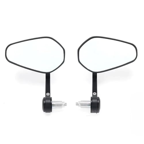 Motorrad Spiegel Set Motorrad Links Rechts Seite Lenker Ende Spiegel Drehbare Universal Schraube 8 MM Modifizierte Zubehör Links Rechts Rückspiegel Spiegel(Long Mirror) von GAGSETCTHM