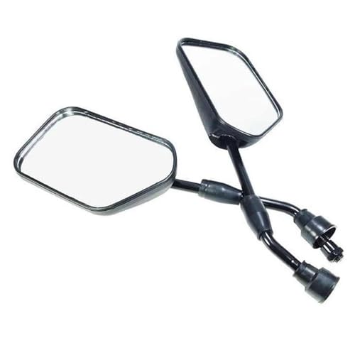 Motorrad Spiegel Set Motorrad Seitenspiegel 10 Mm Universal Rückspiegel Zurück Brille Motorrad Rückfahr Hilfs Zubehör Links Rechts Rückspiegel Spiegel von GAGSETCTHM