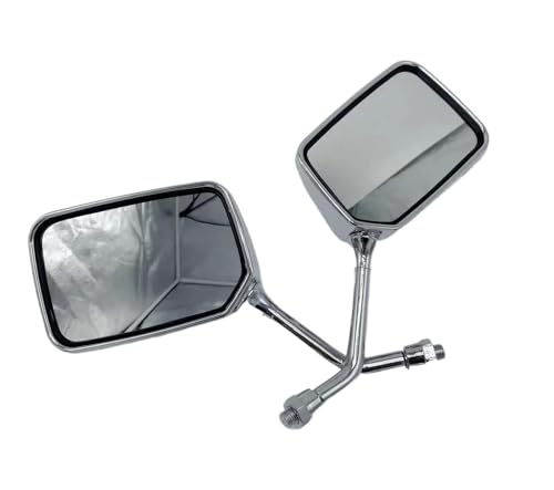 Motorrad Spiegel Set Motorrad Universal HD Rückspiegel Motorrad Ersatzteile Modifiziertes Zubehör Links Rechts Rückspiegel Spiegel von GAGSETCTHM