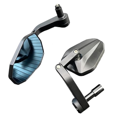 Motorrad Spiegel Set Motorrad Universal Rückansicht Motorrad Griff Bar End Seite Rückspiegel Modifizierte Zubehör Links Rechts Rückspiegel Spiegel von GAGSETCTHM