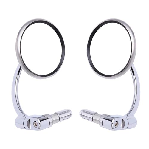 Motorrad Spiegel Set Universal 7/8 "MotorradBar End Spiegel Rückspiegel Zubehör Motorrad Ersatz Teile Links Rechts Rückspiegel Spiegel von GAGSETCTHM
