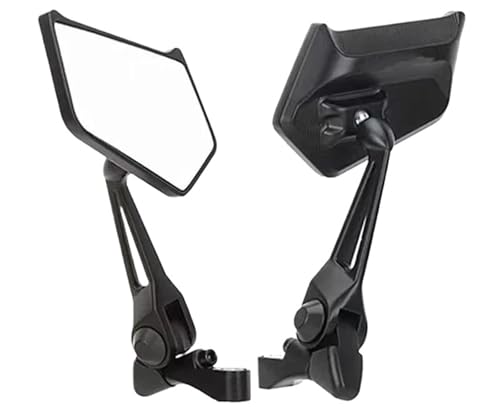 Motorrad Spiegel Set Universal Motorrad Rückspiegel Konvexen Rückspiegel Seite Spiegel Motorrad Ersatz Teile Links Rechts Rückspiegel Spiegel(Clear glass) von GAGSETCTHM