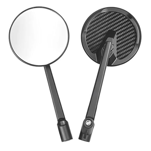 Motorrad Spiegel Set Universal Motorrad Rückspiegel Konvexen Spiegel Seite Spiegel Rückspiegel Motorrad Modifizierte Zubehör Links Rechts Rückspiegel Spiegel(Clear glass) von GAGSETCTHM