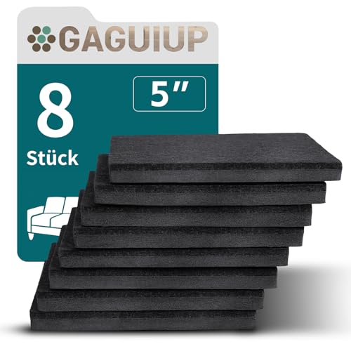 GAGUIUP Filz Möbelgleiter für Hartholzböden Möbelgleiter,Schwerlast Möbelgleiter für Harte Oberflächen,Filzgleiter,Bewegen Sie Ihre Möbel einfach & sicher von GAGUIUP