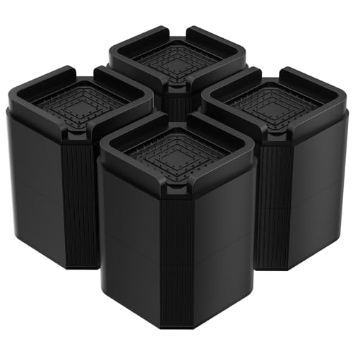 GAGUIUP Möbelstützen 10cm Höhenverstellbar, 8er-Set – Stabile Stapelbare Stützen für Sofa, Bett, Schrank & Tischbeine bis 908 kg pro Stütze von GAGUIUP