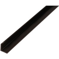 GAH ALBERTS Winkelprofil, BxHxL: 2 x 2 x 100cm, Hart-PVC (PVC-U) - schwarz von GAH ALBERTS