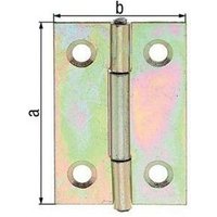 Ger.schmales Scharnier verz.,40 mm von ALBERTS
