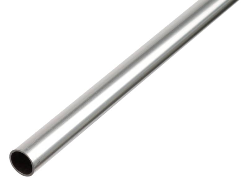Alberts® BA-Profil, rund, Alu natur, Lx⌀xS 2000 x 10 x 1 mm 469900 von Alberts