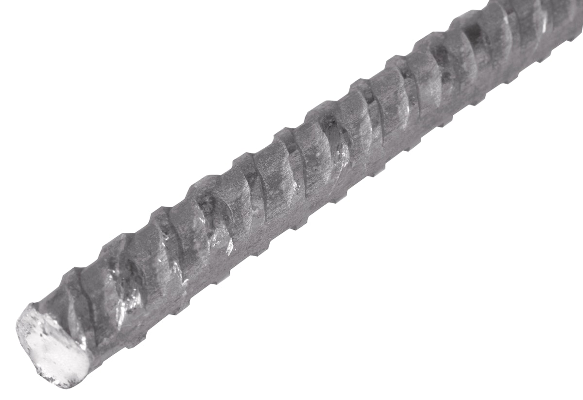 Alberts® Beton-Riffelstahl, Stahl roh, Länge 1m, versch. Durchmesser-12 mm von Alberts