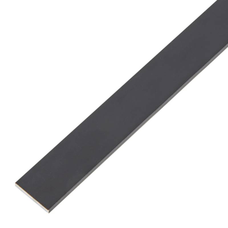 Alberts® Flachstange, Alu schwarz elox., LxBxS 2000 x 20 x 2 mm 489397 von Alberts