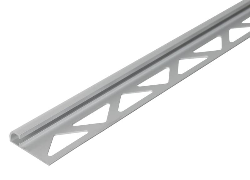 Alberts® Fliesen-Viertelkreisprofil, Alu, silberfarbig eloxiert, Länge 2,5m-32 mm-10 mm von Alberts