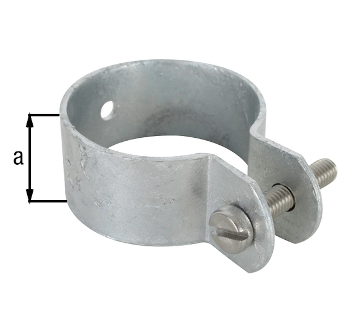 Alberts® Schelle,Befest. v.Streben u.Spannbrücken an Pfosten,feuerverz.,⌀48mm,Breite25mm 656201 von Alberts
