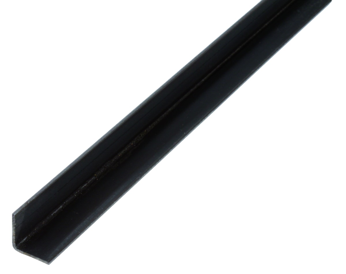 Alberts® Winkelprofil, Stahl roh, kalt gewalzt, versch. Maße-1 m-15 x 15 mm-1,2 mm von Alberts