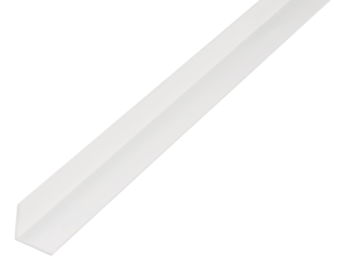 Alberts® Winkelprofil, gleichsch., PVC weiß, LxBxHxS 2000 x 60 x 60 x 2 mm 477004 von Alberts