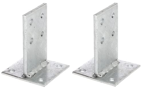 Alberts 215170 T-Pfostenträger | zum Aufschrauben oder zum Einbetonieren | feuerverzinkt | Steggröße 130 x 80 mm | 2er Set Alberts 215170 T-Pfostenträger | zum Aufschrauben oder zum Einbetonieren | feuerverzinkt | Steggröße 130 x 80 mm | 2er Set von Alberts