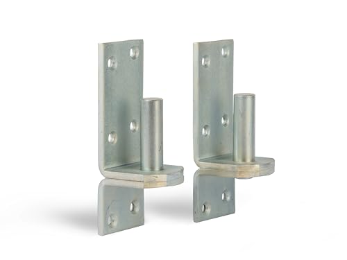Alberts 311049 Kloben auf Platte | in den Ausführungen mit DI oder DII-Haken | galvanisch verzinkt, dickschichtpassiviert | Dornmaß Ø20 mm | Platte 167 x 60 mm | 2er Set von Alberts