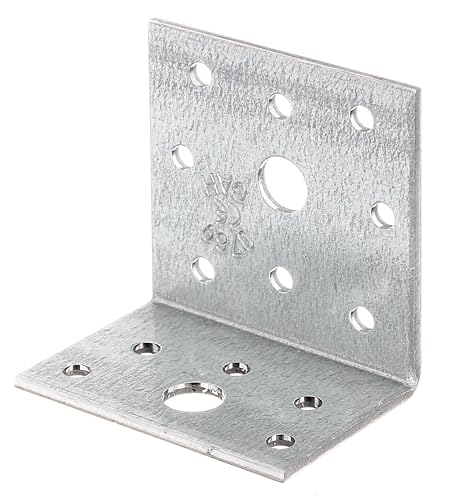 Alberts 329921 Winkelverbinder | sendzimirverzinkt | 40 x 60 x 60 mm | 18er Set von Alberts