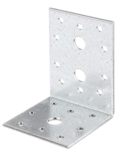 Alberts 329983 Winkelverbinder | sendzimirverzinkt | 60 x 80 x 60 mm | 18er Set von Alberts