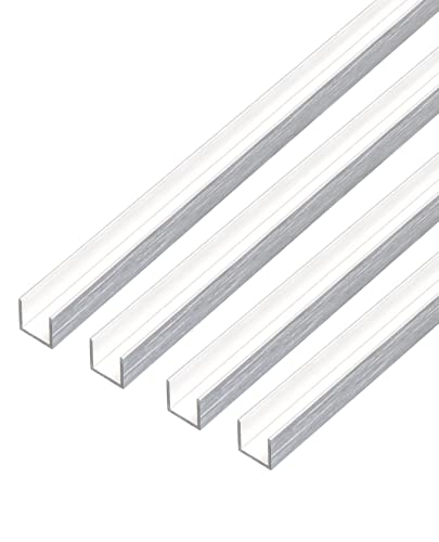 Alberts 499525 U-Profil | Aluminium, edelstahldesign, hell | 1000 x 10 x 15 mm | 4er Set Alberts 499525 U-Profil | Aluminium, edelstahldesign, hell | 1000 x 10 x 15 mm | 4er Set von Alberts