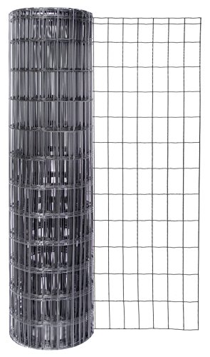 Alberts 604899 Schweißgitter Fix-Clip Pro® | verschiedene Längen und Höhen - wahlweise in verschiedenen Farben | anthrazit-metallic | Höhe 122 cm | Länge 25 m von Alberts