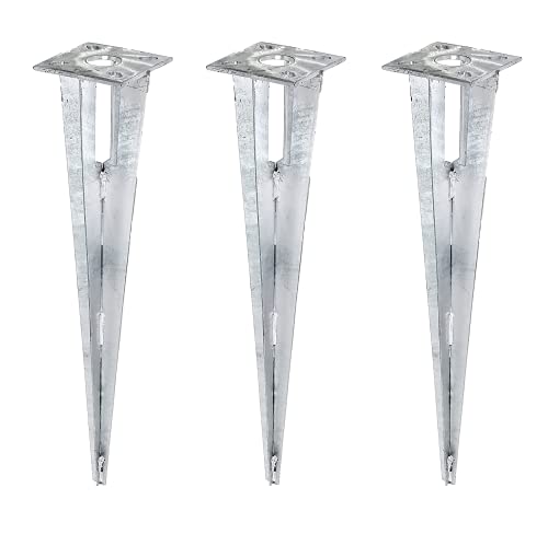 Alberts 663612 Einschlag-Bodenhülse | für Stahlrohr-Zaunpfosten | feuerverzinkt | Länge 500 mm | für Pfosten-Ø 34 mm | 3er Set Alberts 663612 Einschlag-Bodenhülse | für Stahlrohr-Zaunpfosten | feuerverzinkt | Länge 500 mm | für Pfosten-Ø 34 mm | 3er Set von Alberts