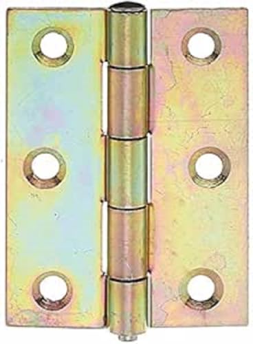 Alberts 851569 Scharnier | halbbreit | sendzimirverzinkt | 63 x 45 mm | 25er Set von Alberts