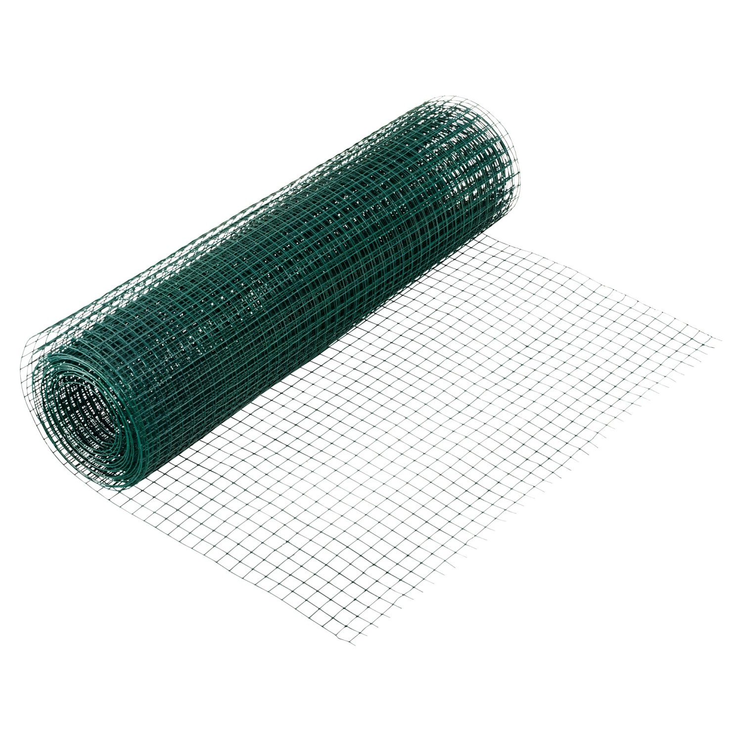 Volierengitter Maschenweite 19 mm 5 m x 0,5 m Stärke 0,9 mm PVC Grün Volierengitter Maschenweite 19 mm 5 m x 0,5 m Stärke 0,9 mm PVC Grün