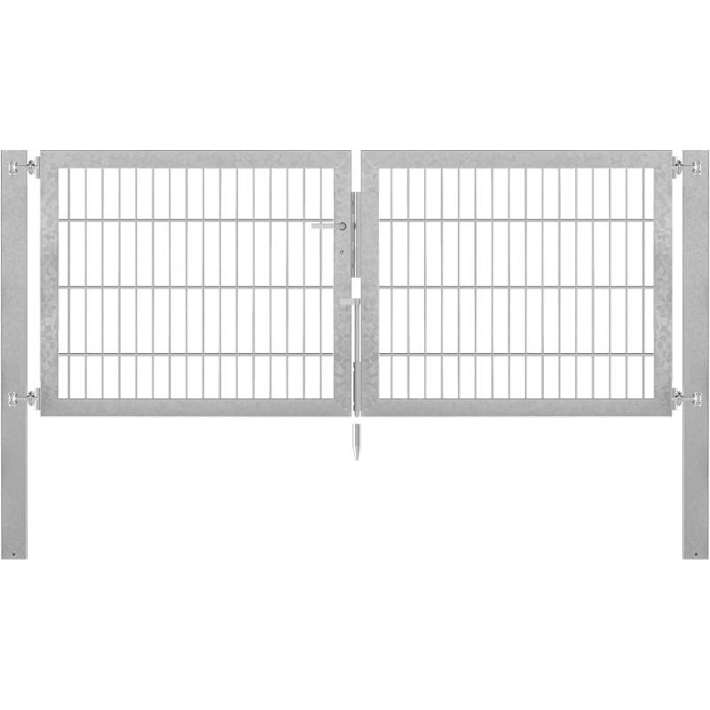 Doppeltor Flexo Plus 200 cm x 80 cm Pfosten 80 cm x 80 cm Feuerverzinkt von -