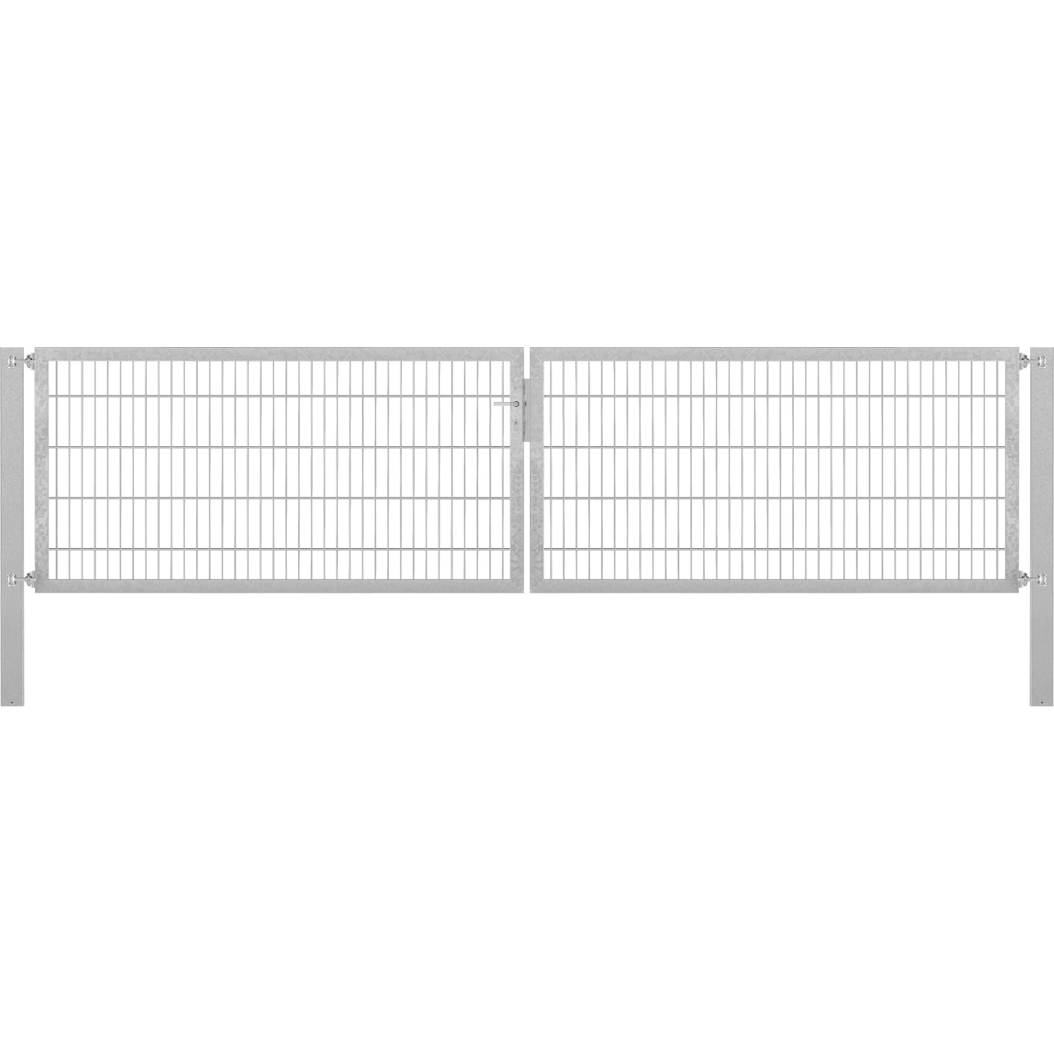 Doppeltor Flexo Plus 400 cm x 100 cm Pfosten 100 cm x 100 cm Feuerverzinkt von -