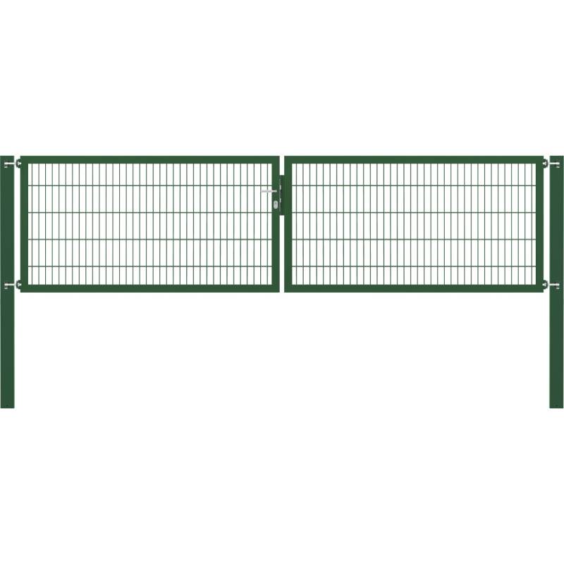 Doppeltor Flexo Plus 400 cm x 100 cm Pfosten 100 cm x 100 cm Grün von -