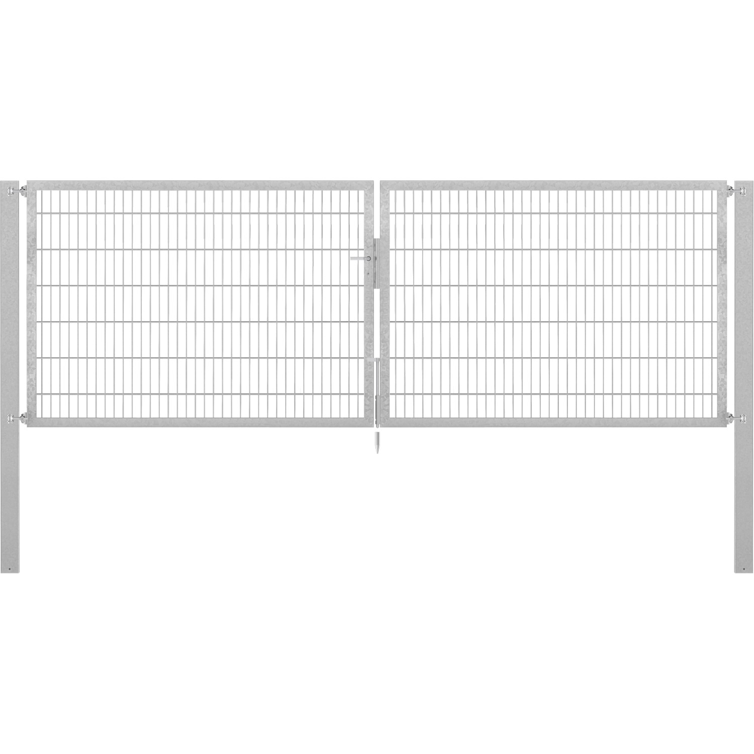 Doppeltor Flexo Plus 400 cm x 140 cm Pfosten 100 cm x 100 cm Feuerverzinkt Doppeltor Flexo Plus 400 cm x 140 cm Pfosten 100 cm x 100 cm Feuerverzinkt von -