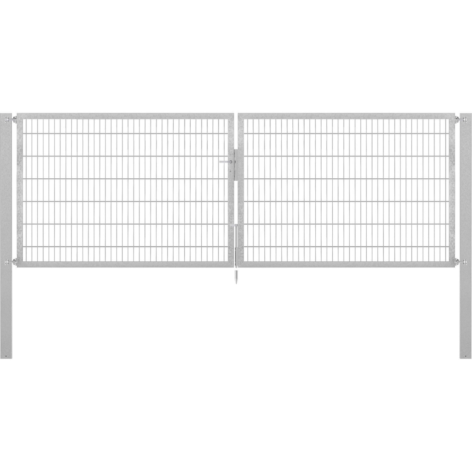 Doppeltor Flexo Plus 400 cm x 140 cm Pfosten 100 cm x 100 cm Feuerverzinkt von -