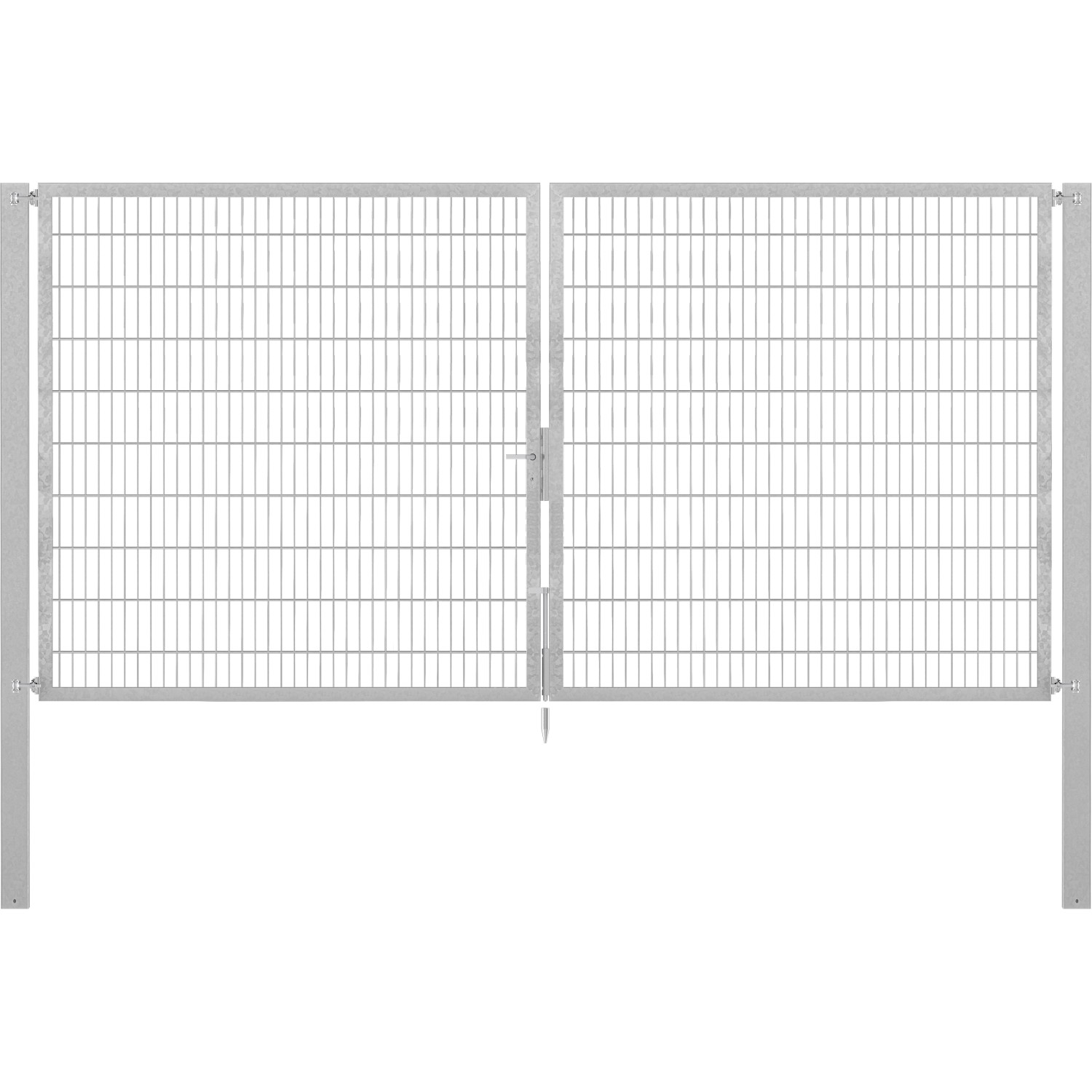 Doppeltor Flexo Plus 400 cm x 200 cm Pfosten 100 cm x 100 cm Feuerverzinkt von -