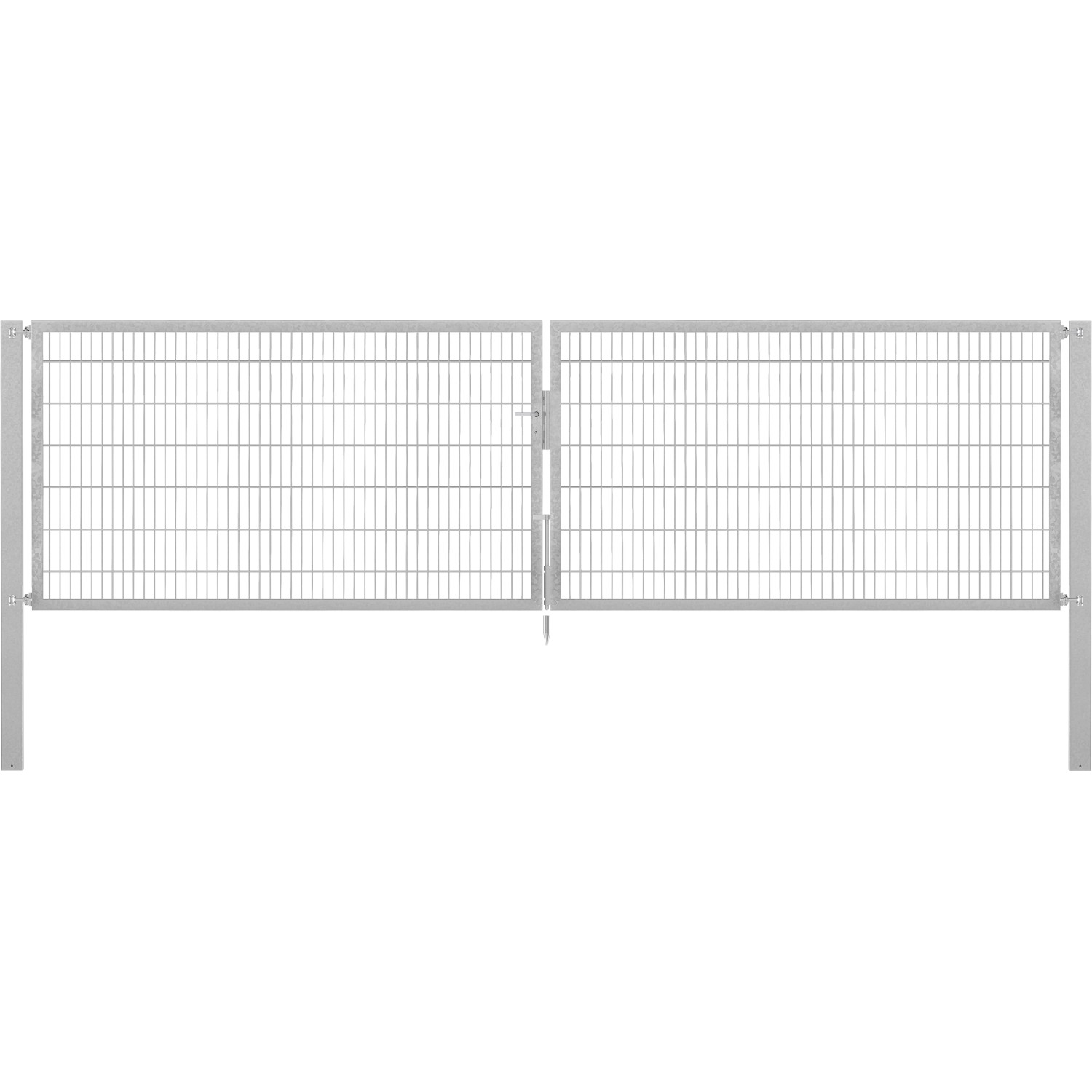 Doppeltor Flexo Plus 500 cm x 140 cm Pfosten 100 cm x 100 cm Feuerverzinkt von -