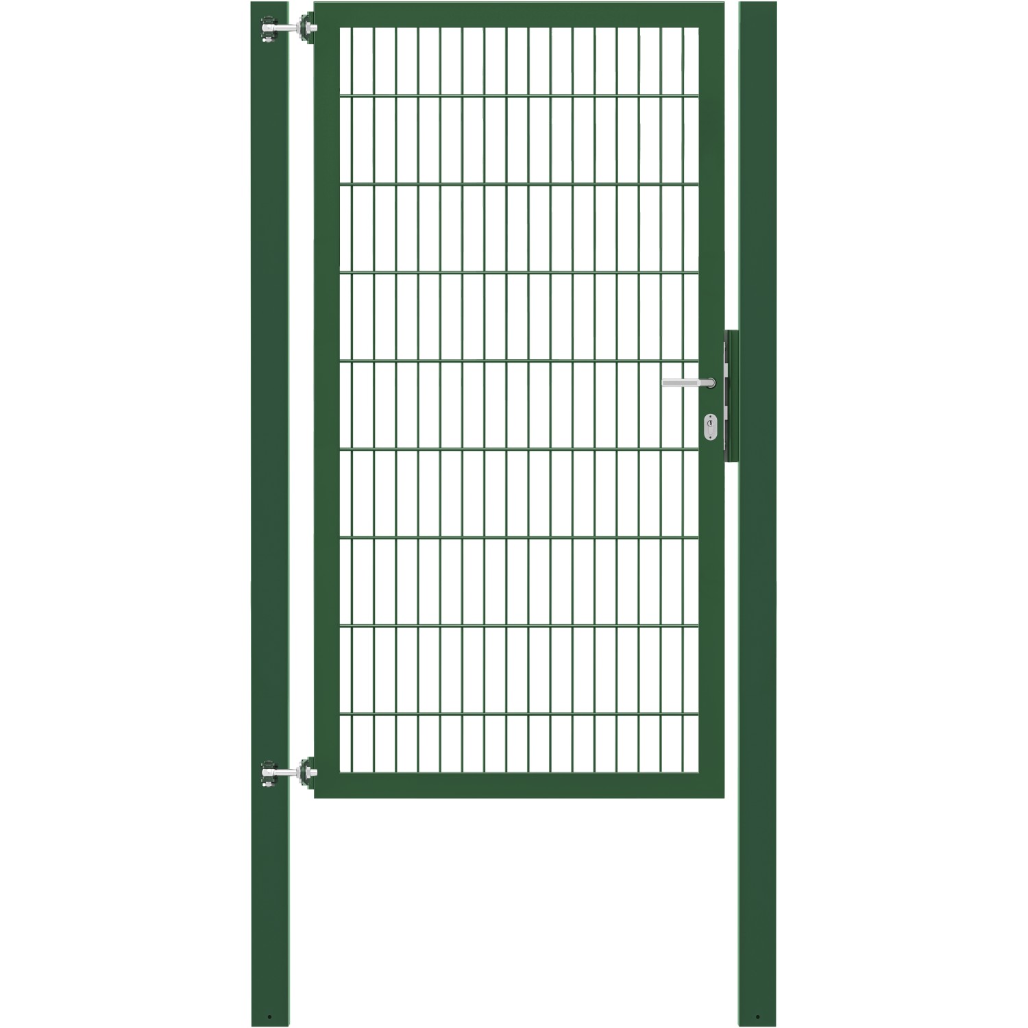 Einzeltor Flexo Plus 100 cm x 180 cm Pfosten 80 cm x 80 cm Grün von -