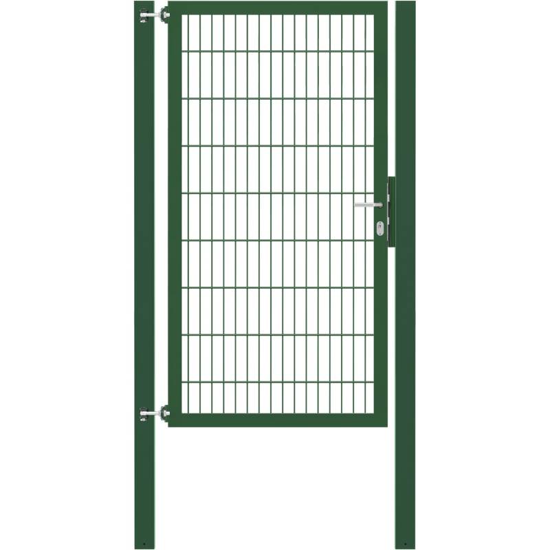 Einzeltor Flexo Plus 100 cm x 180 cm Pfosten 80 cm x 80 cm Grün von -