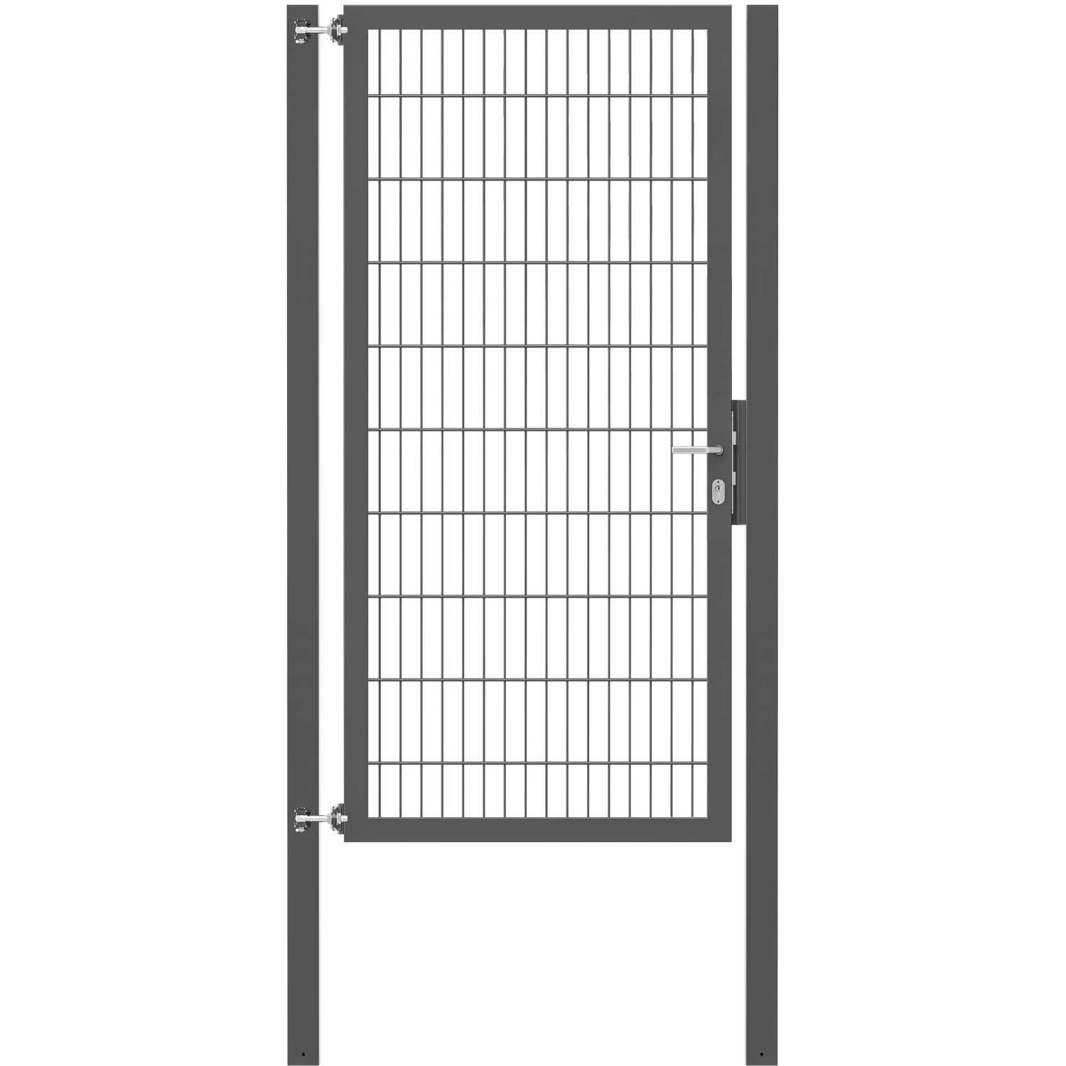 Einzeltor Flexo Plus 100 cm x 200 cm Pfosten 80 cm x 80 cm Anthrazit Einzeltor Flexo Plus 100 cm x 200 cm Pfosten 80 cm x 80 cm Anthrazit von -
