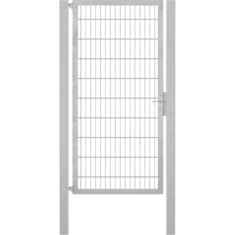 Einzeltor Flexo Plus 100 cm x 200 cm Pfosten 80 cm x 80 cm Feuerverzinkt von -