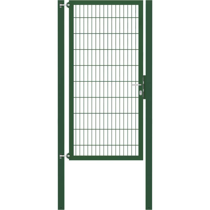 Einzeltor Flexo Plus 100 cm x 200 cm Pfosten 80 cm x 80 cm Grün von -