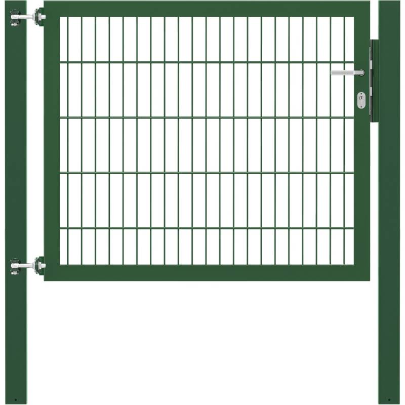 Einzeltor Flexo Plus 125 cm x 100 cm Pfosten 80 cm x 80 cm Grün von -