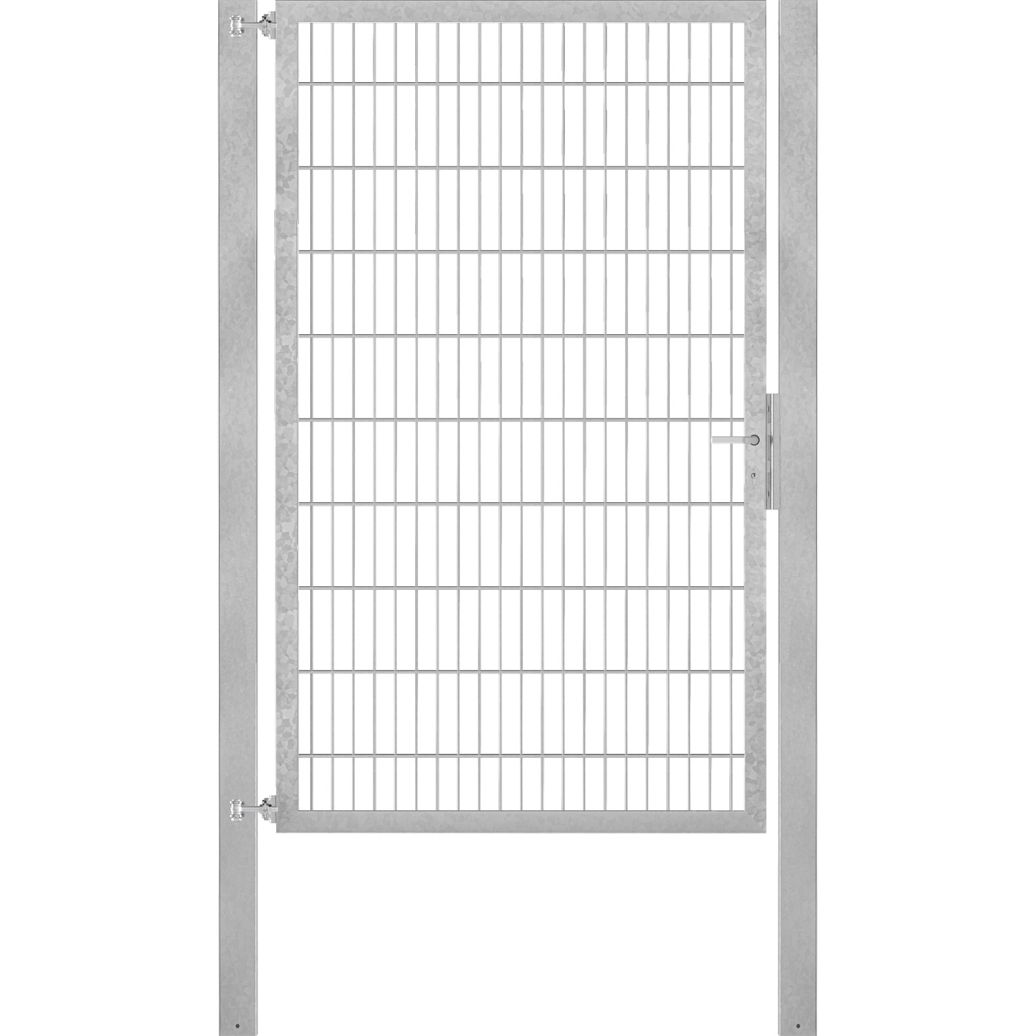 Einzeltor Flexo Plus 125 cm x 200 cm Pfosten 80 cm x 80 cm Feuerverzinkt von -