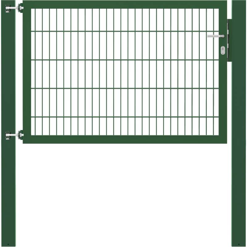 Einzeltor Flexo Plus 150 cm x 100 cm Pfosten 100 cm x 100 cm Grün von -