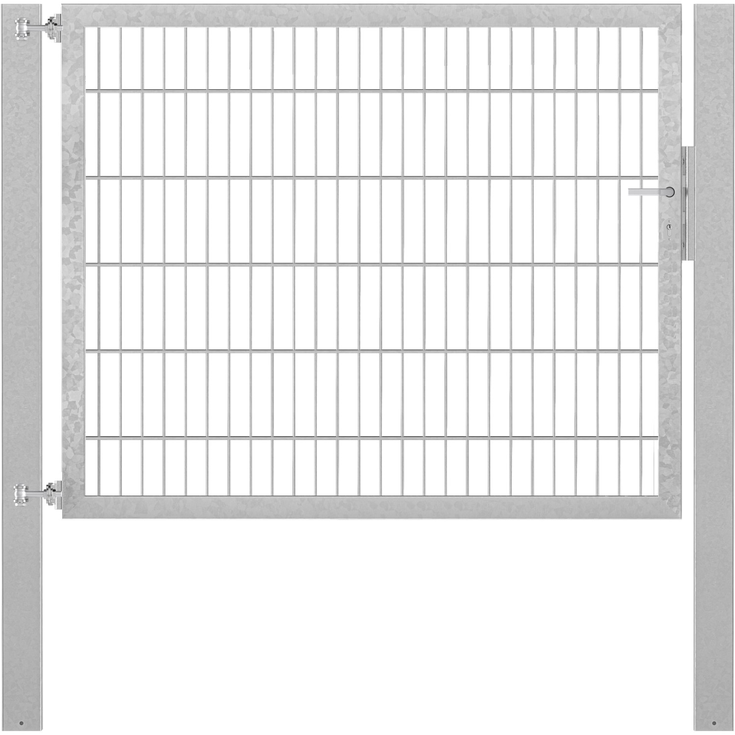 Einzeltor Flexo Plus 150 cm x 120 cm Pfosten 100 cm x 100 cm Feuerverzinkt von -