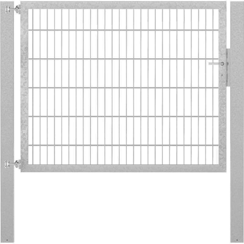 Einzeltor Flexo Plus 150 cm x 120 cm Pfosten 100 cm x 100 cm Feuerverzinkt von -