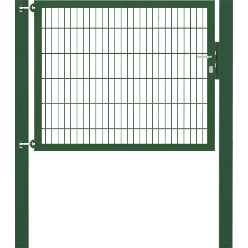 Einzeltor Flexo Plus 150 cm x 120 cm Pfosten 100 cm x 100 cm Grün von -