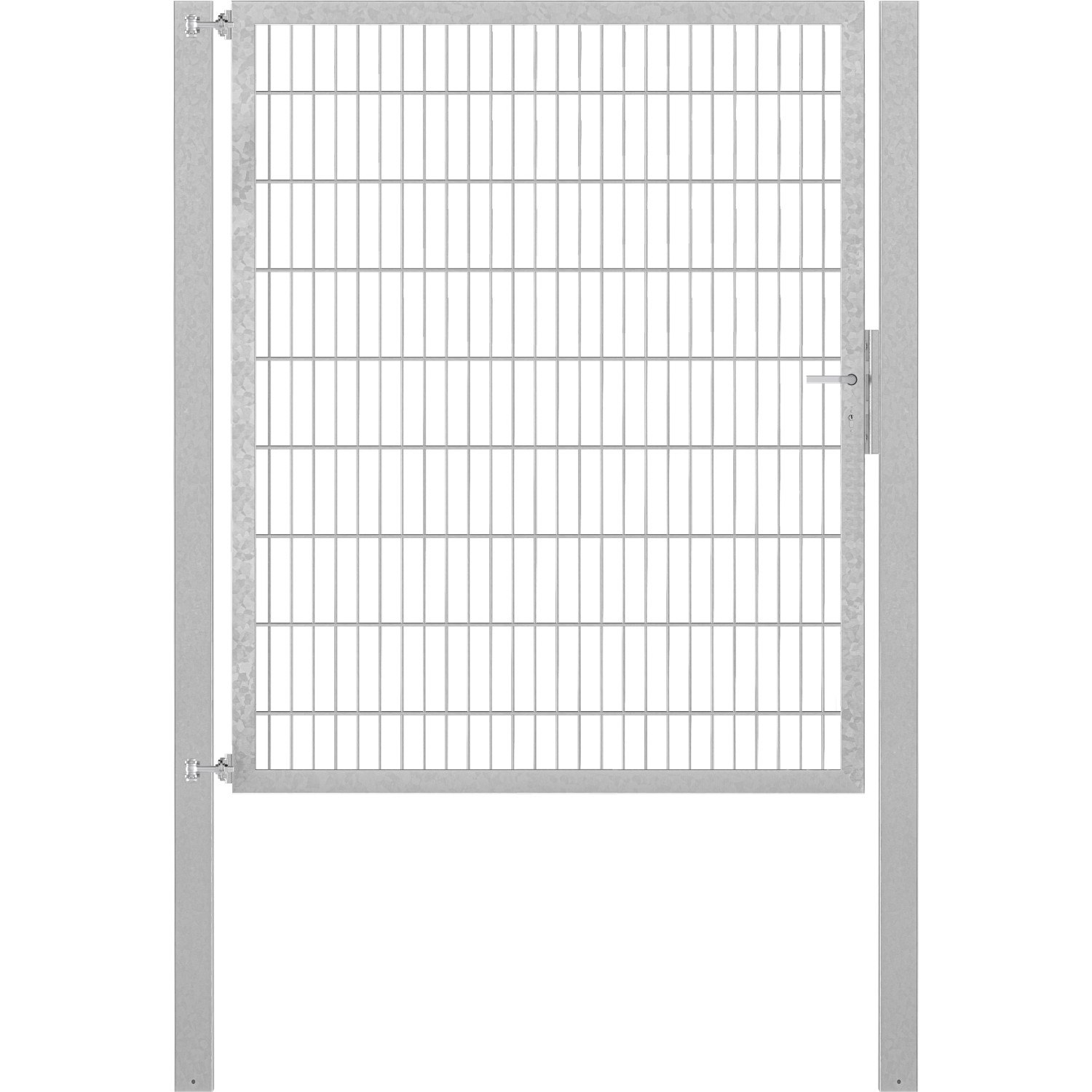 Einzeltor Flexo Plus 150 cm x 180 cm Pfosten 100 cm x 100 cm Feuerverzinkt von -