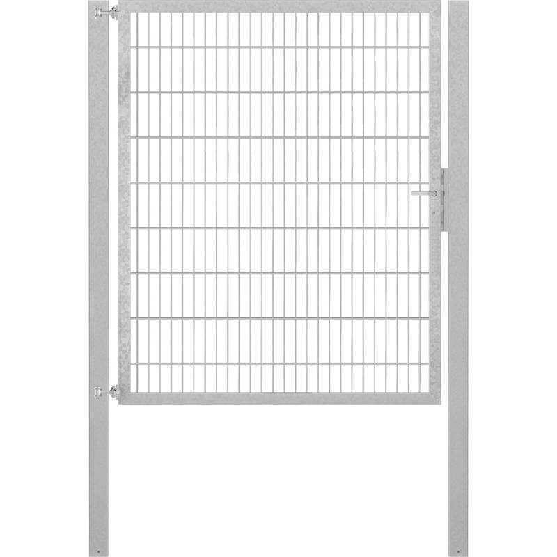 Einzeltor Flexo Plus 150 cm x 180 cm Pfosten 100 cm x 100 cm Feuerverzinkt von -
