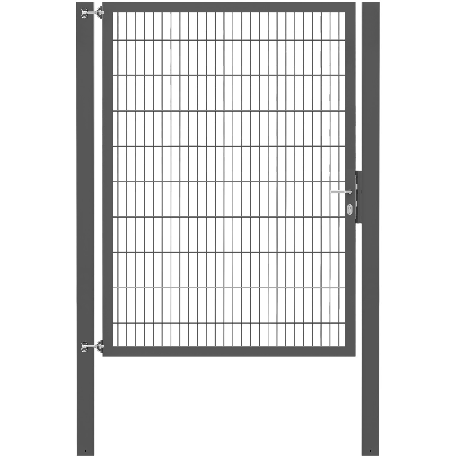 Einzeltor Flexo Plus 150 cm x 200 cm Pfosten 100 cm x 100 cm Anthrazit von -