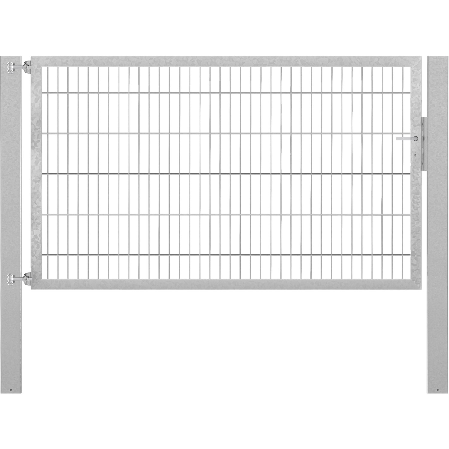 Einzeltor Flexo Plus 200 cm x 120 cm Pfosten 100 cm x 100 cm Feuerverzinkt von -