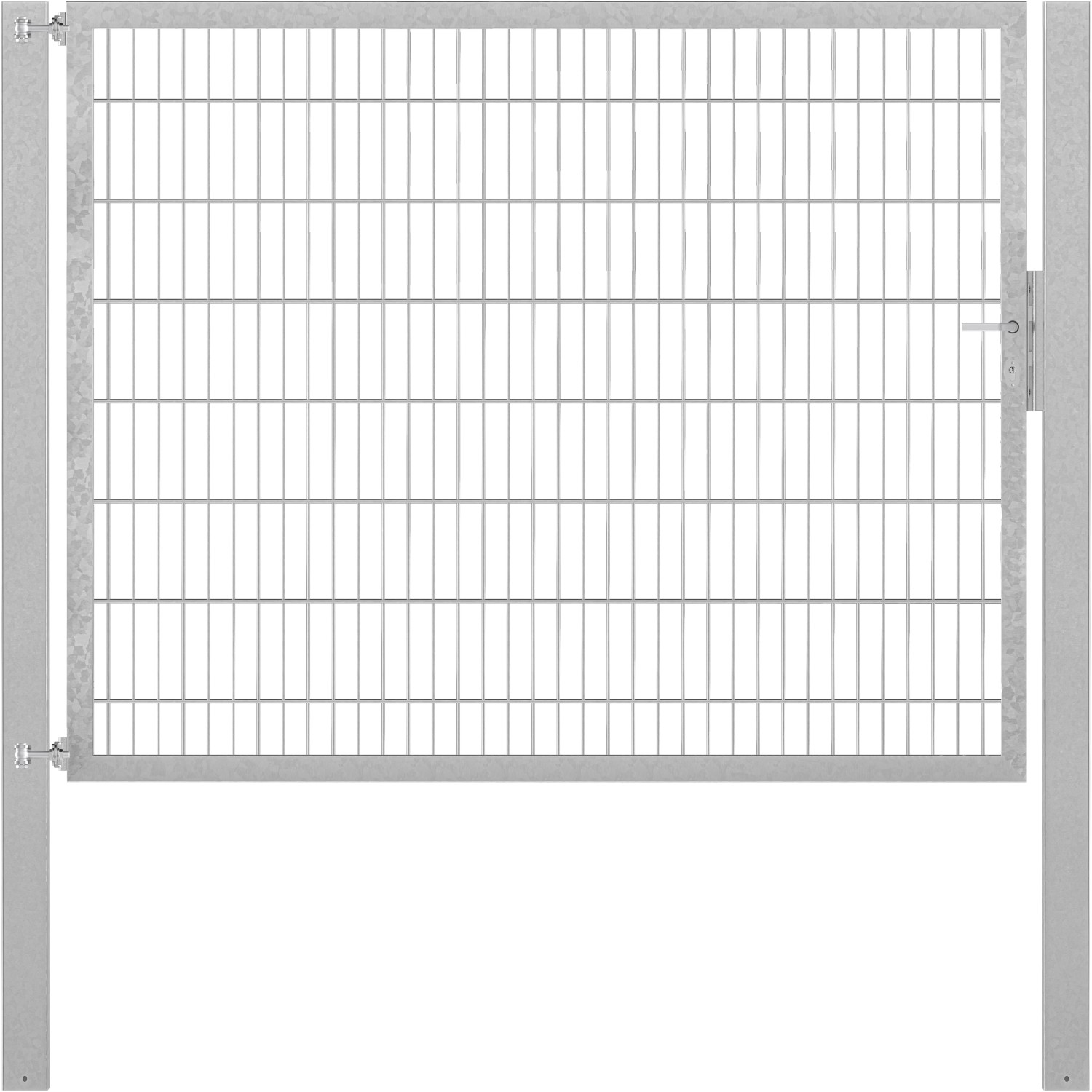 Einzeltor Flexo Plus 200 cm x 180 cm Pfosten 100 cm x 100 cm Feuerverzinkt von -